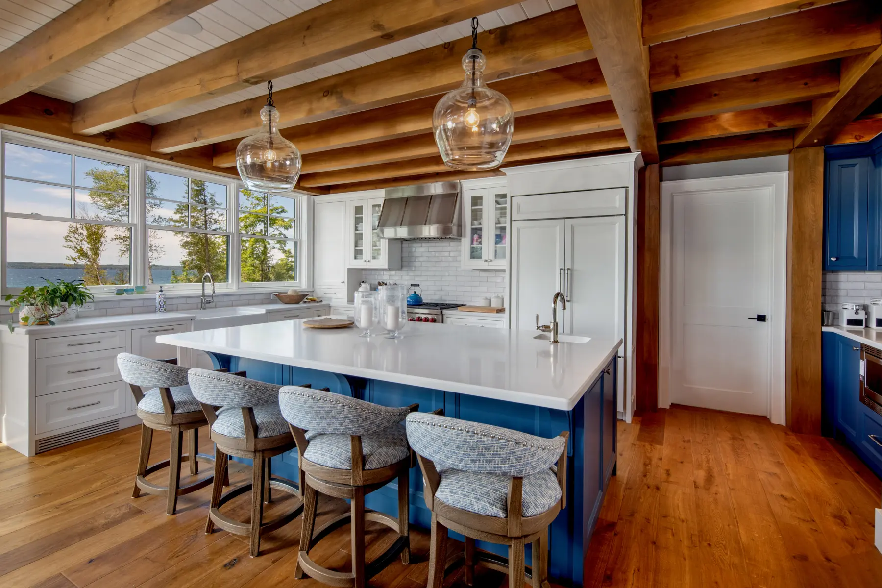 Normerica Timber Homes Timber Frame Portfolio Beachside Bliss Interior Kitchen