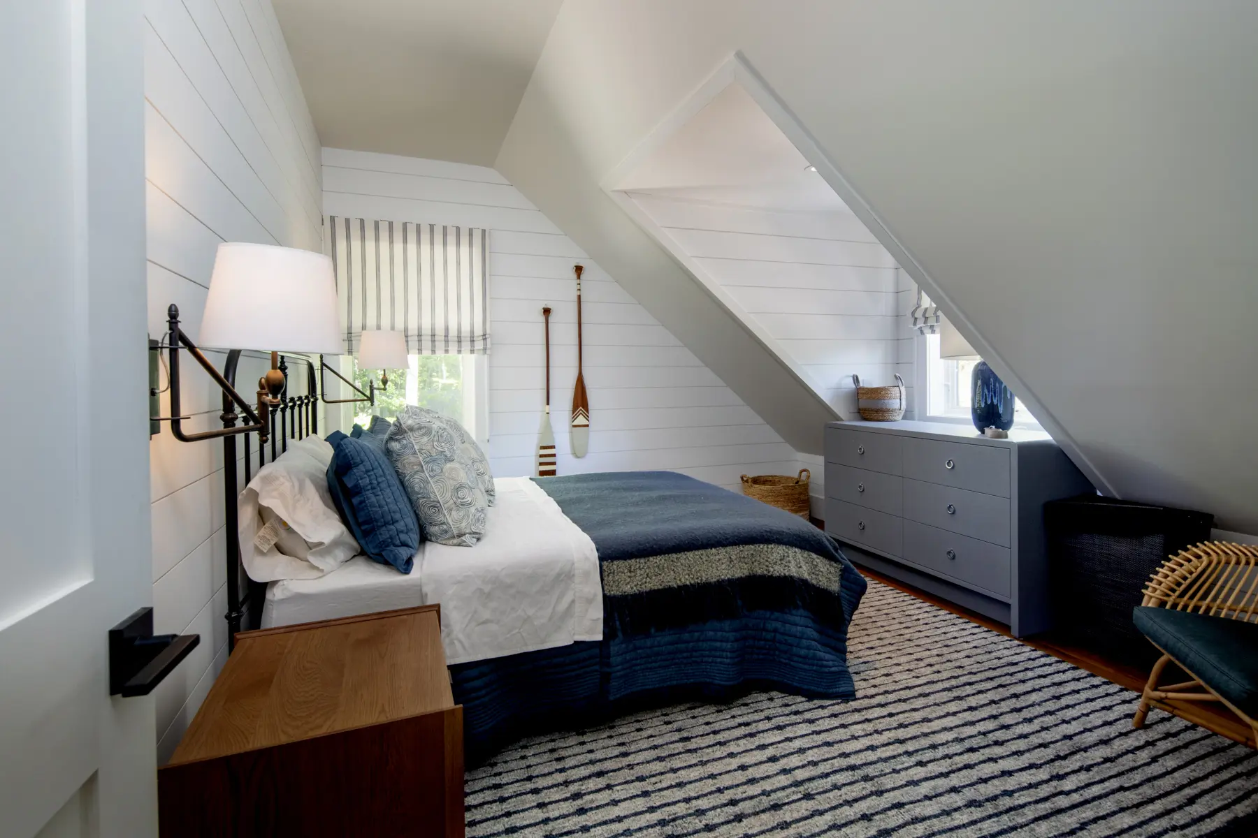 Normerica Timber Homes Timber Frame Portfolio Beachside Bliss Interior Suite Above Garage Bedroom
