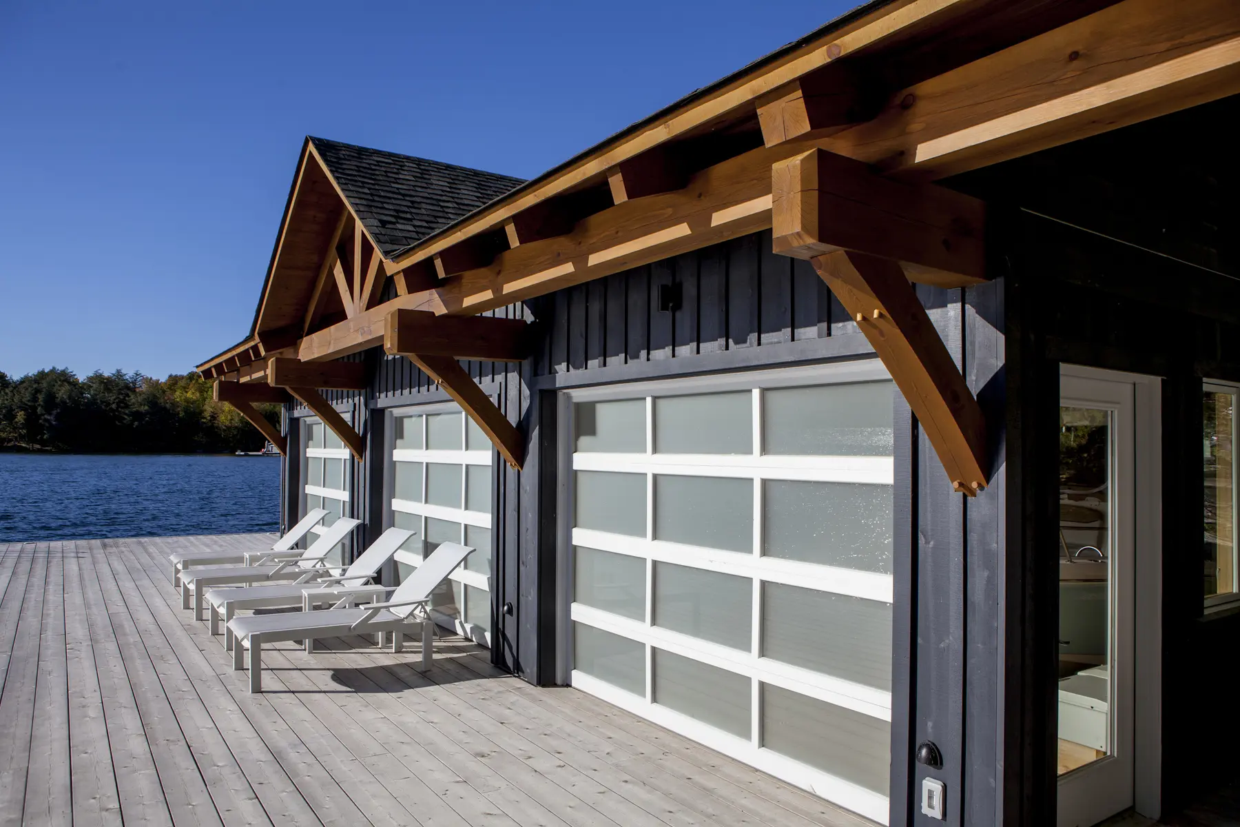 20 Normerica Timber Frame Exterior Cottage Boathouse