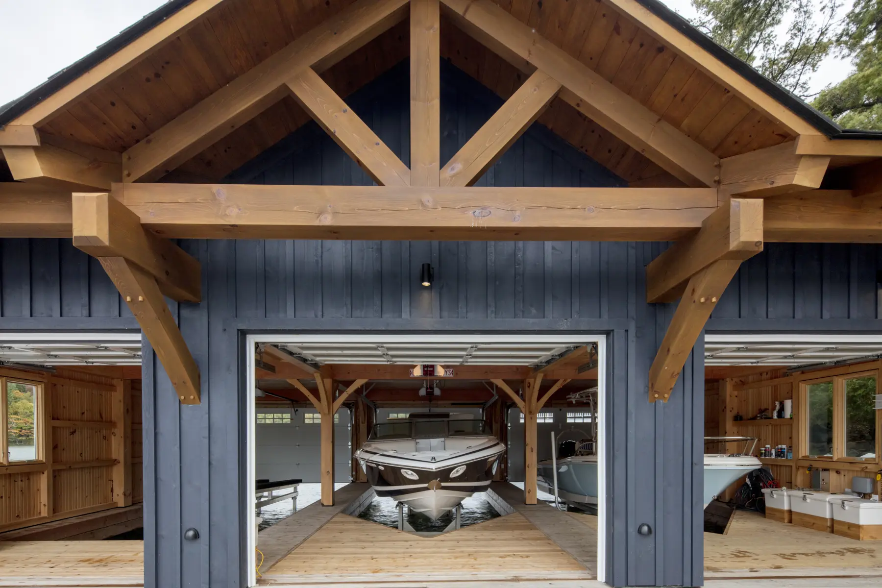 24 Normerica Timber Frame Exterior Cottage Boathouse