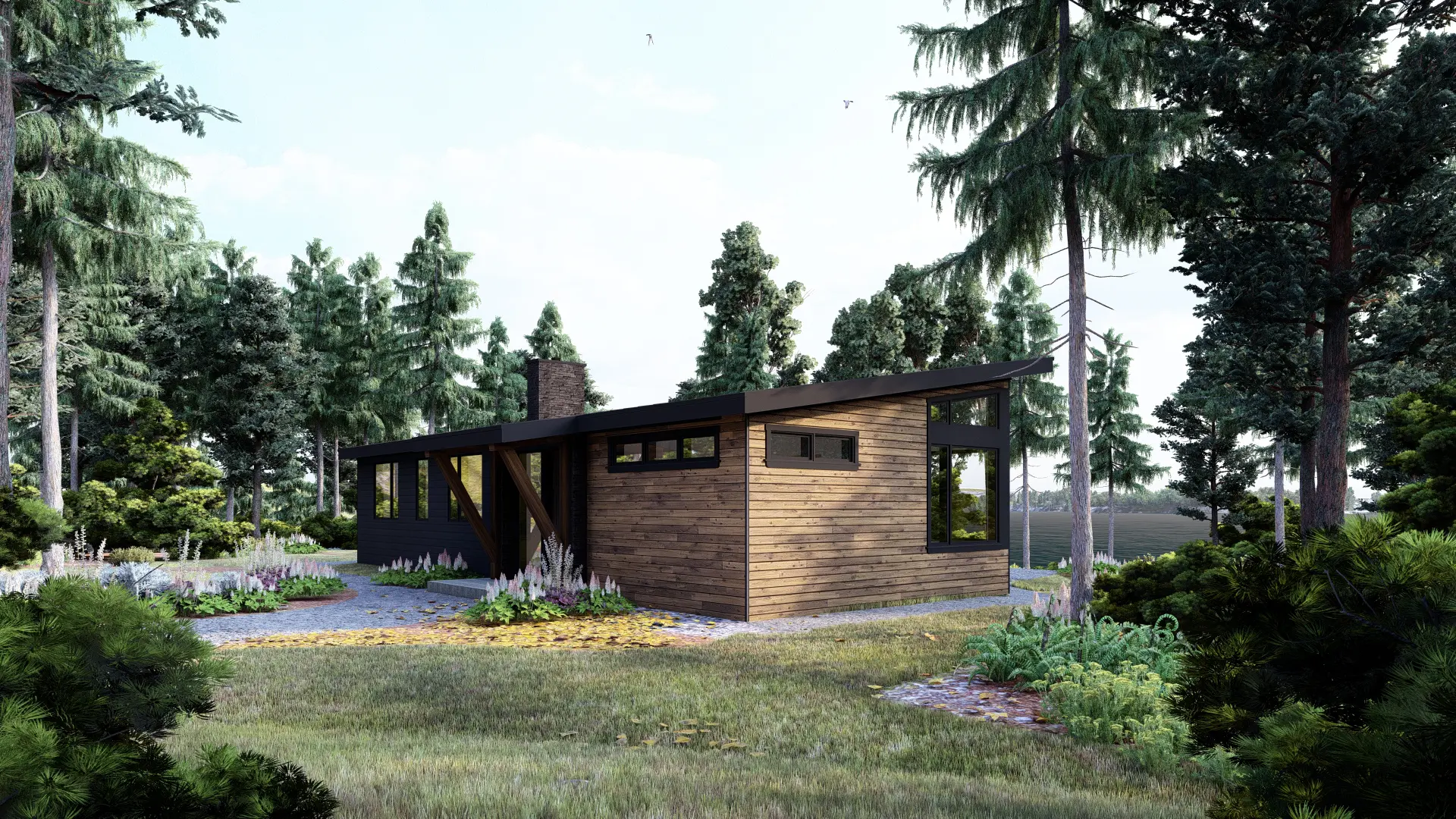 3 Normerica Timber Frames House Plan The Bayfield 3945 Exterior Front