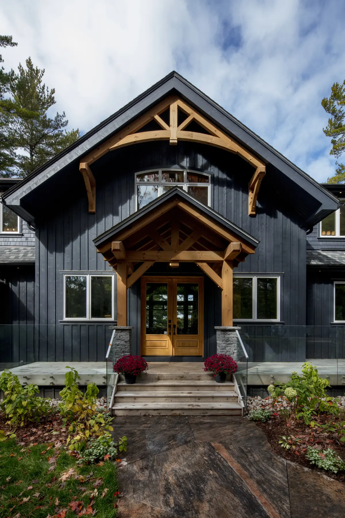 4 Normerica Timber Frame Exterior Cottage Front 1