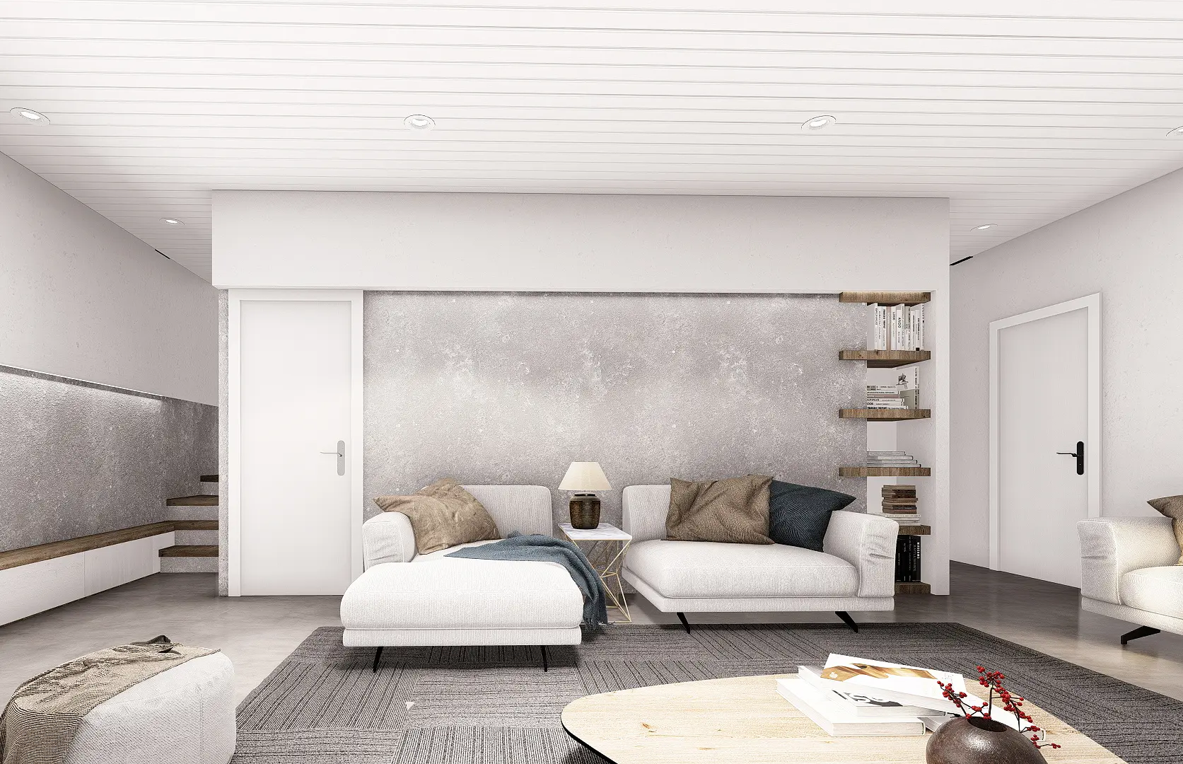 4 Normerica Timber Frames House Plan The Laurentian Interior Basement 1