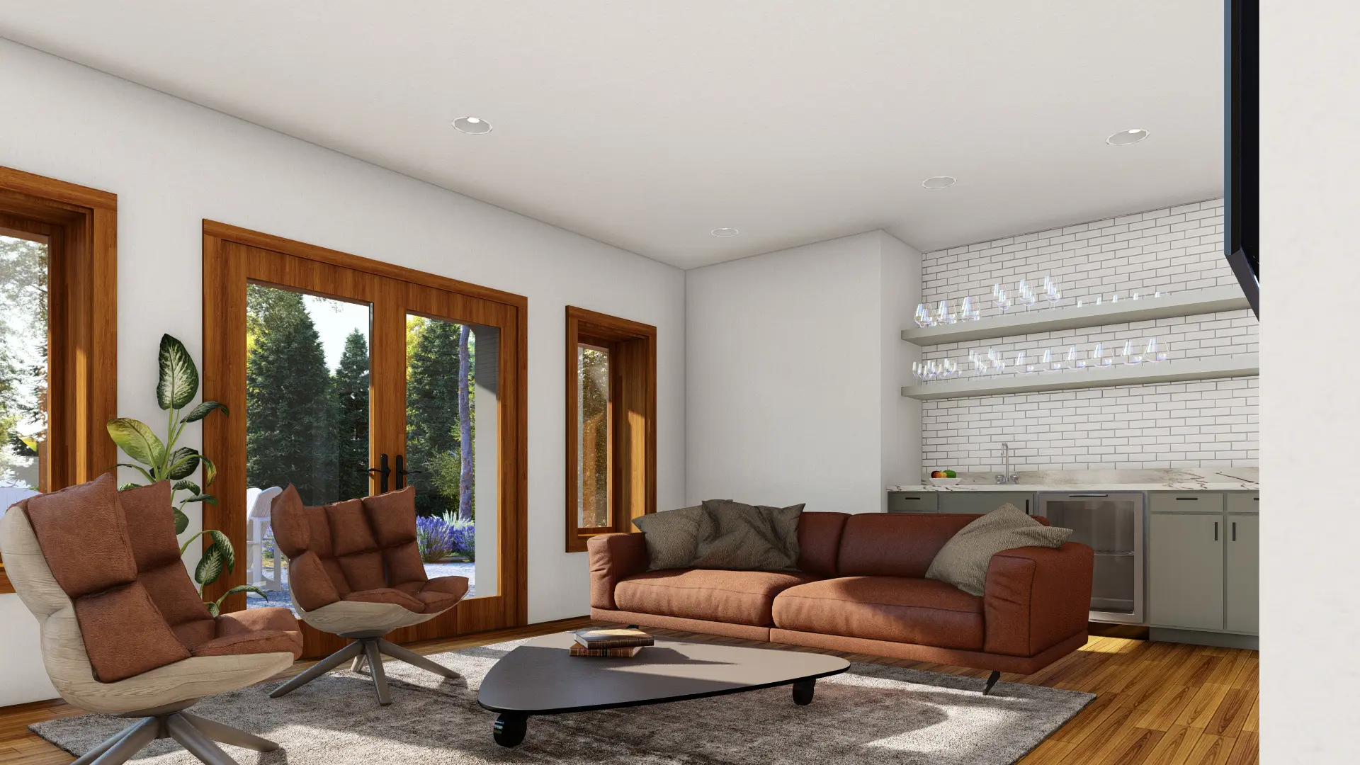 4 Normerica Timber Frames House Plans The Tobermory 3949 Interior Basement