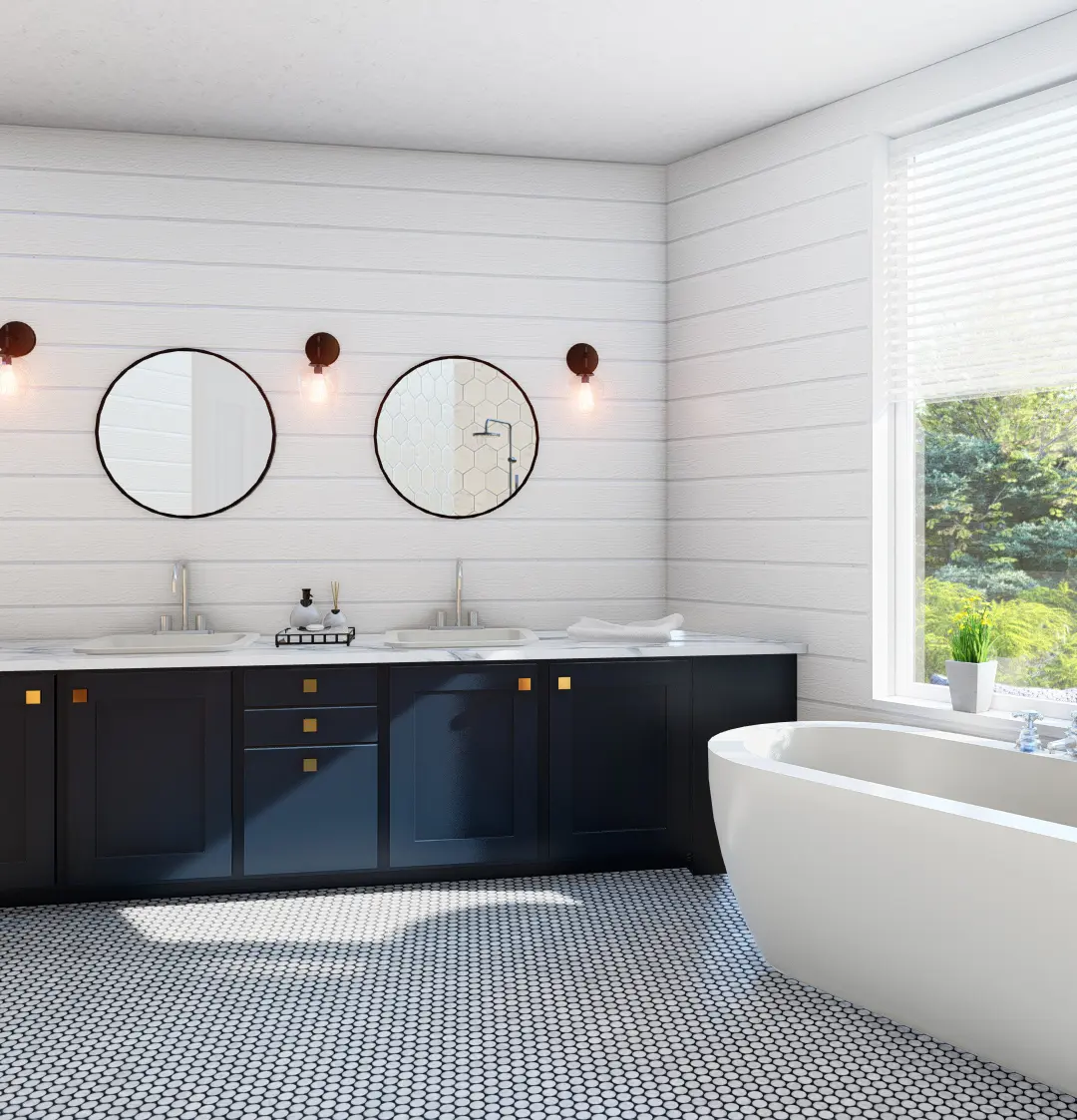 5 Normerica Timber Frames House Plan The Rossmore Interior Bathroom