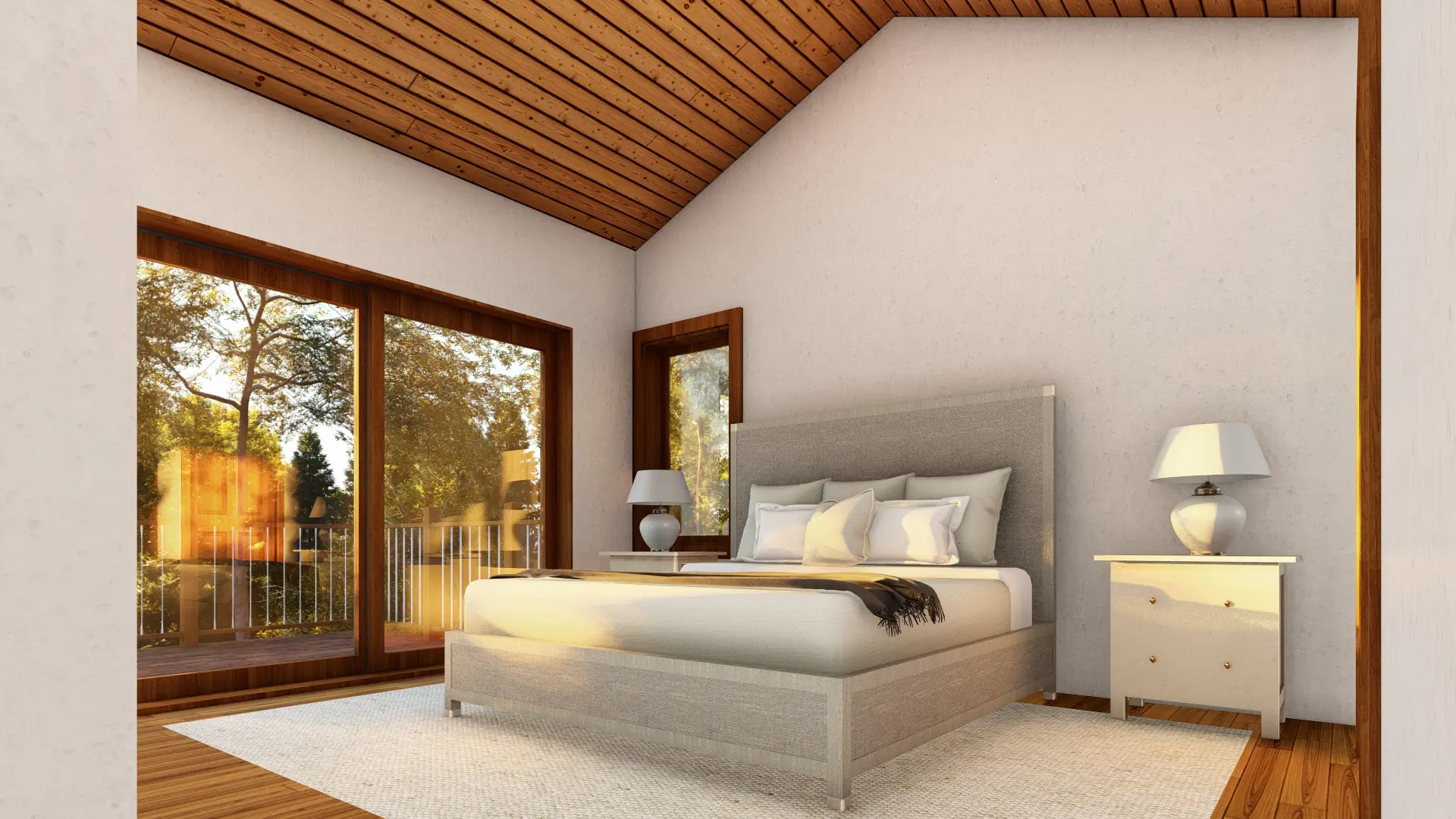 6 Normerica Timber Frames House Plans The Tobermory 3949 Interior Bedroom 2