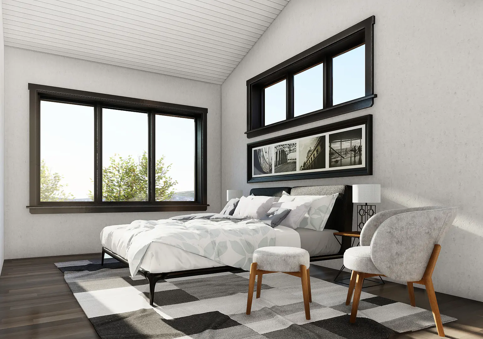 7 Normerica Timber Frames House Plan The Redstone Interior Bedroom