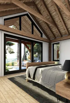 9 Normerica Timber Frames House Plan The Britt 3954 Interior Master Bedroom