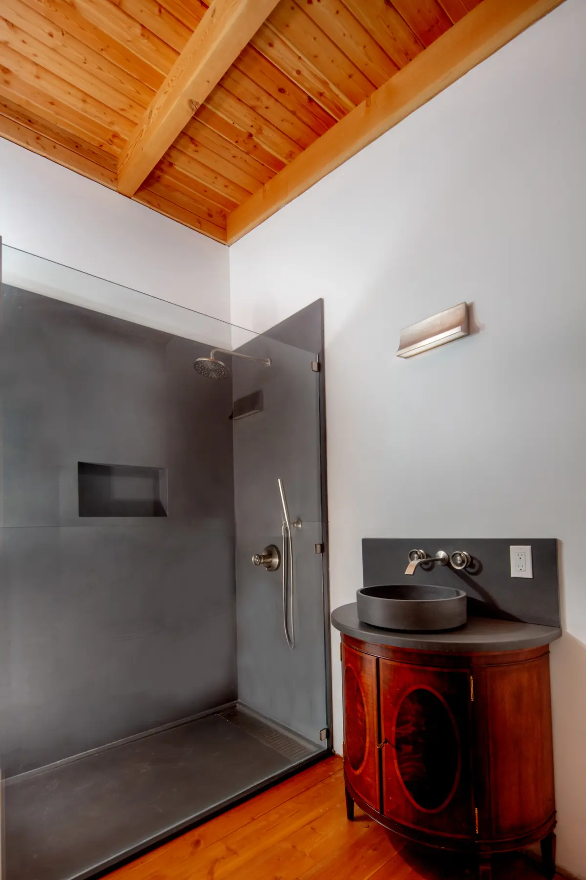 Georgian Bay Cottage Interior Bathroom Normerica Timber Homes