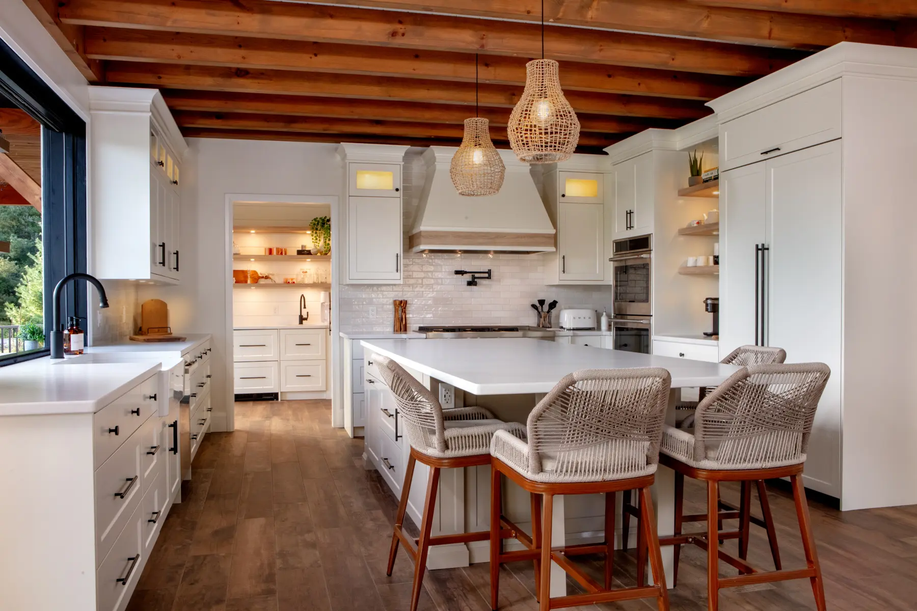 Modern Farmhouse Interior Kitchen Normerica Timber Homes