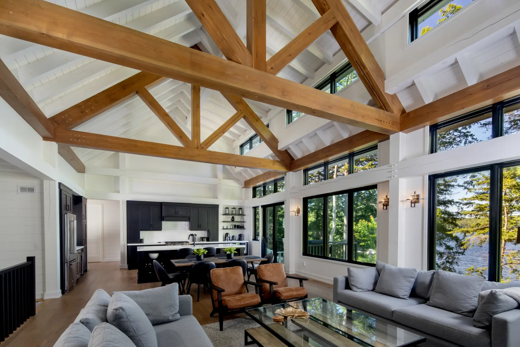 Normerica Timber Homes Modern Comtemporary Bungalow Cottage Farmhouse Board and batten 5677