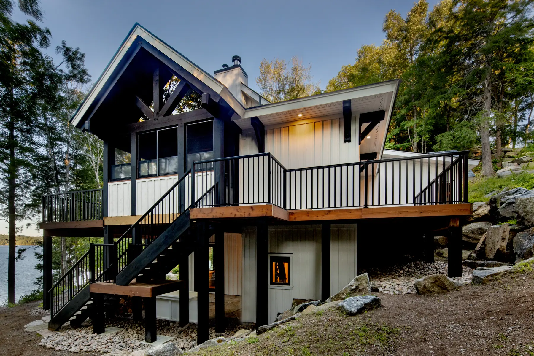 Normerica Timber Homes Modern Comtemporary Bungalow Cottage Farmhouse Board and batten 5890