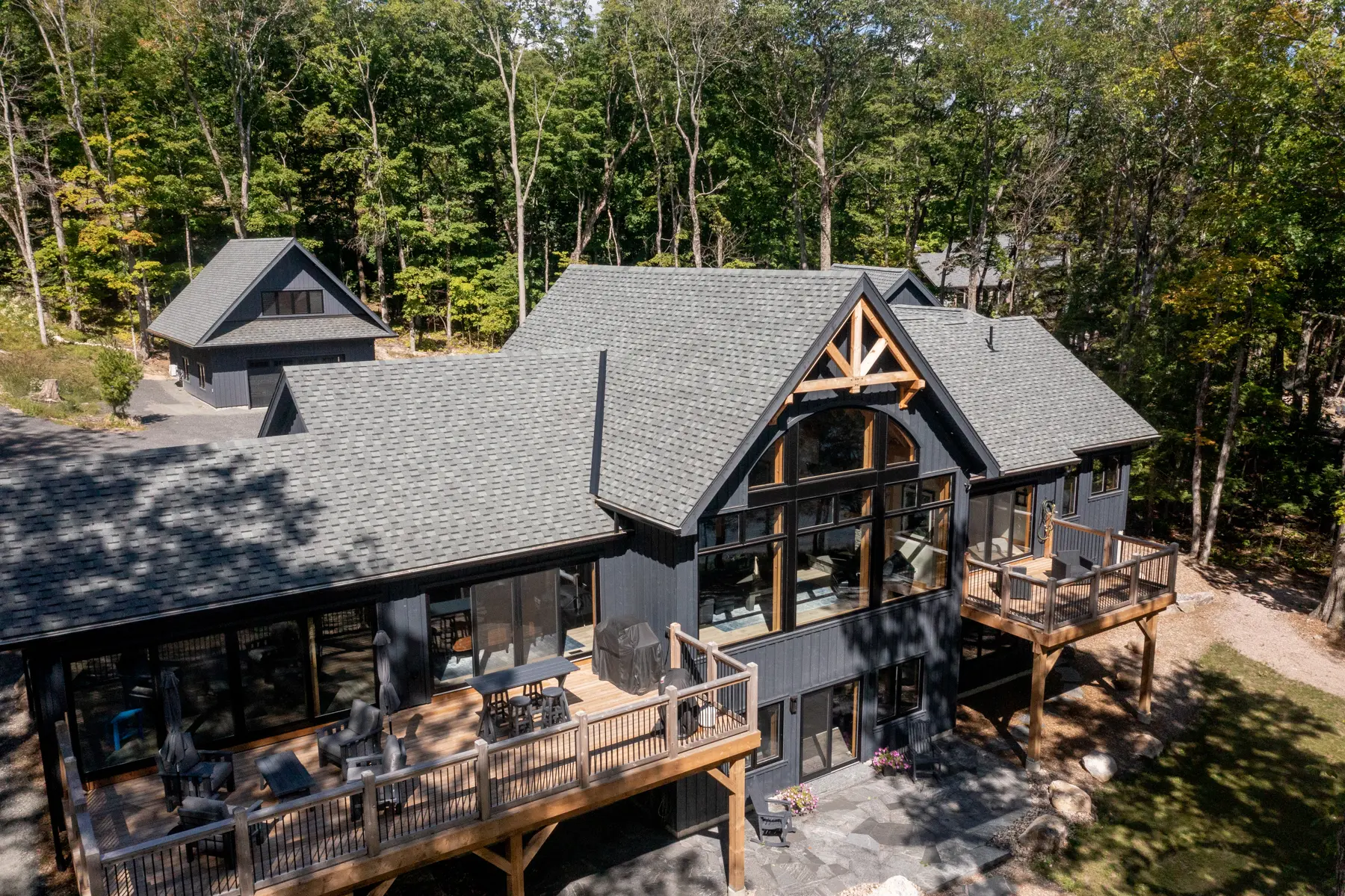 Normerica Timber Homes Timber Frame Cottage Bungalow Board and Batten Traditional Modern 0008