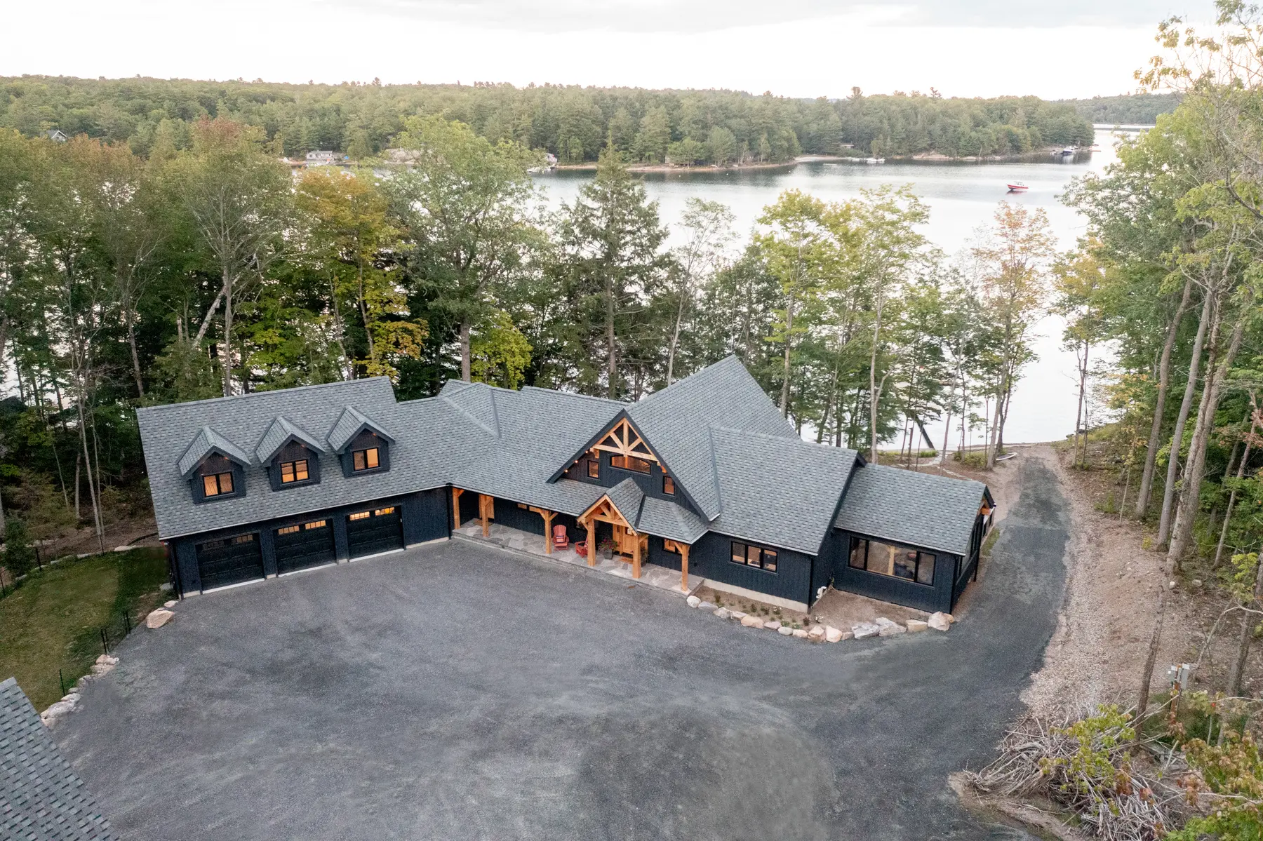 Normerica Timber Homes Timber Frame Cottage Bungalow Board and Batten Traditional Modern 0064