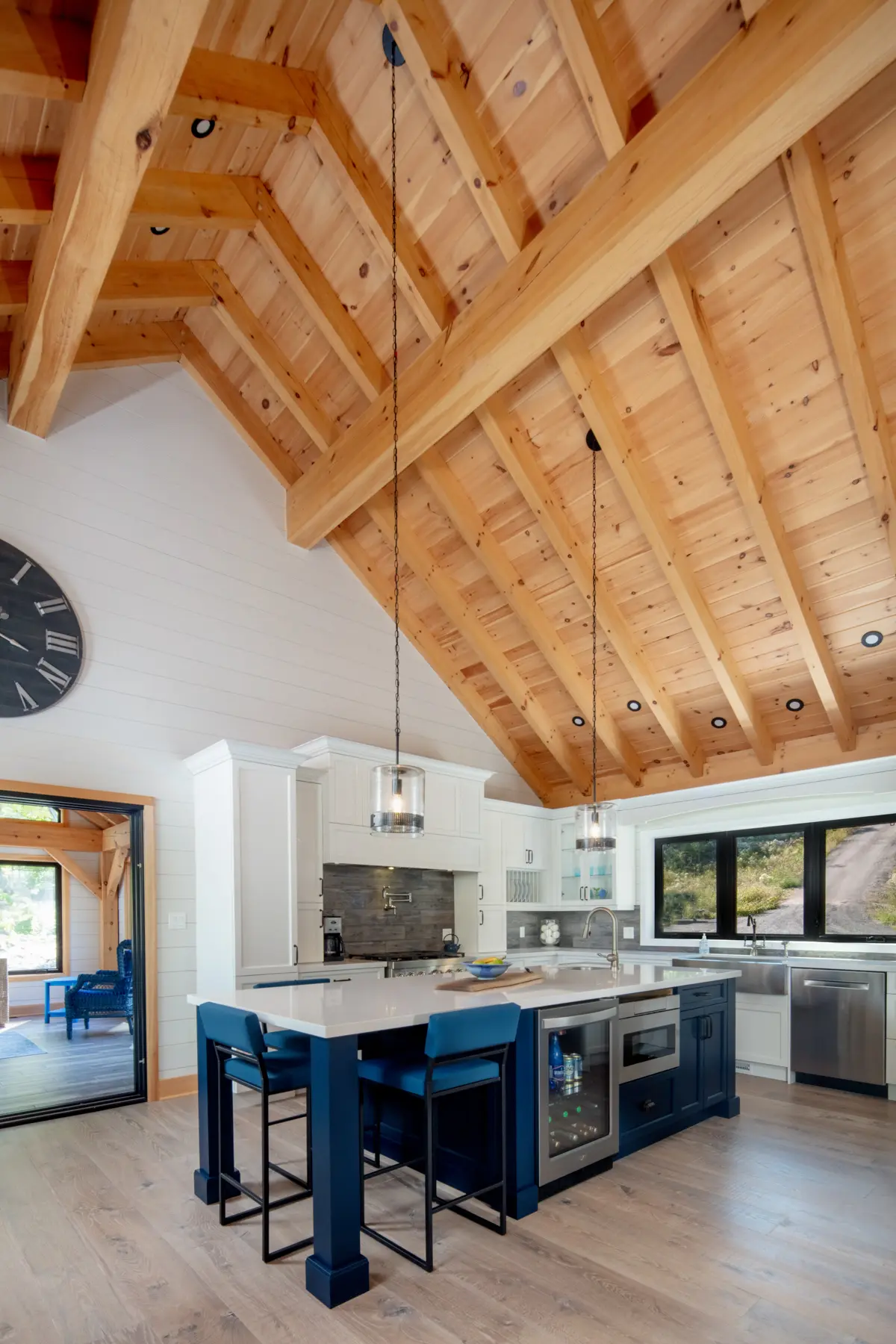 Normerica Timber Homes Timber Frame Cottage Bungalow Board and Batten Traditional Modern 1385