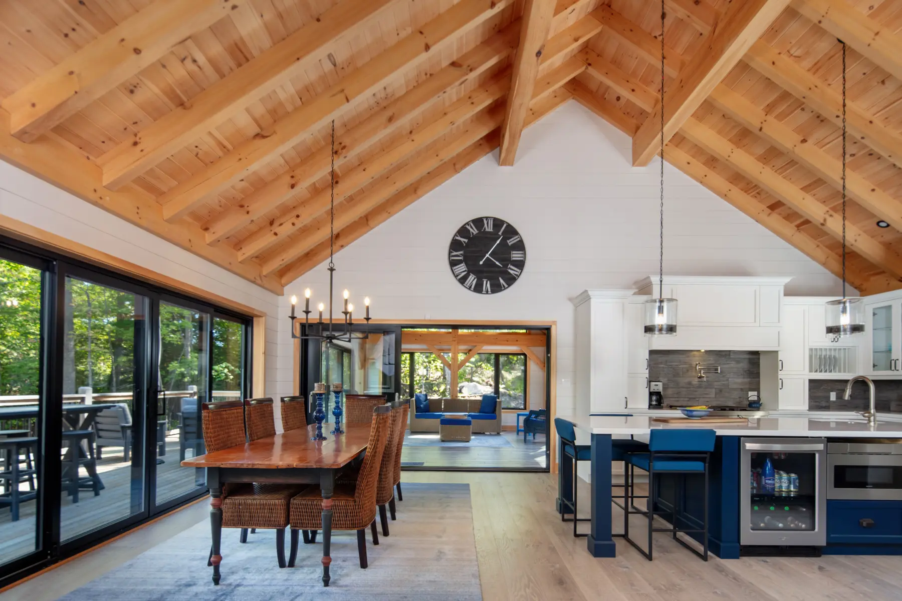 Normerica Timber Homes Timber Frame Cottage Bungalow Board and Batten Traditional Modern 1423