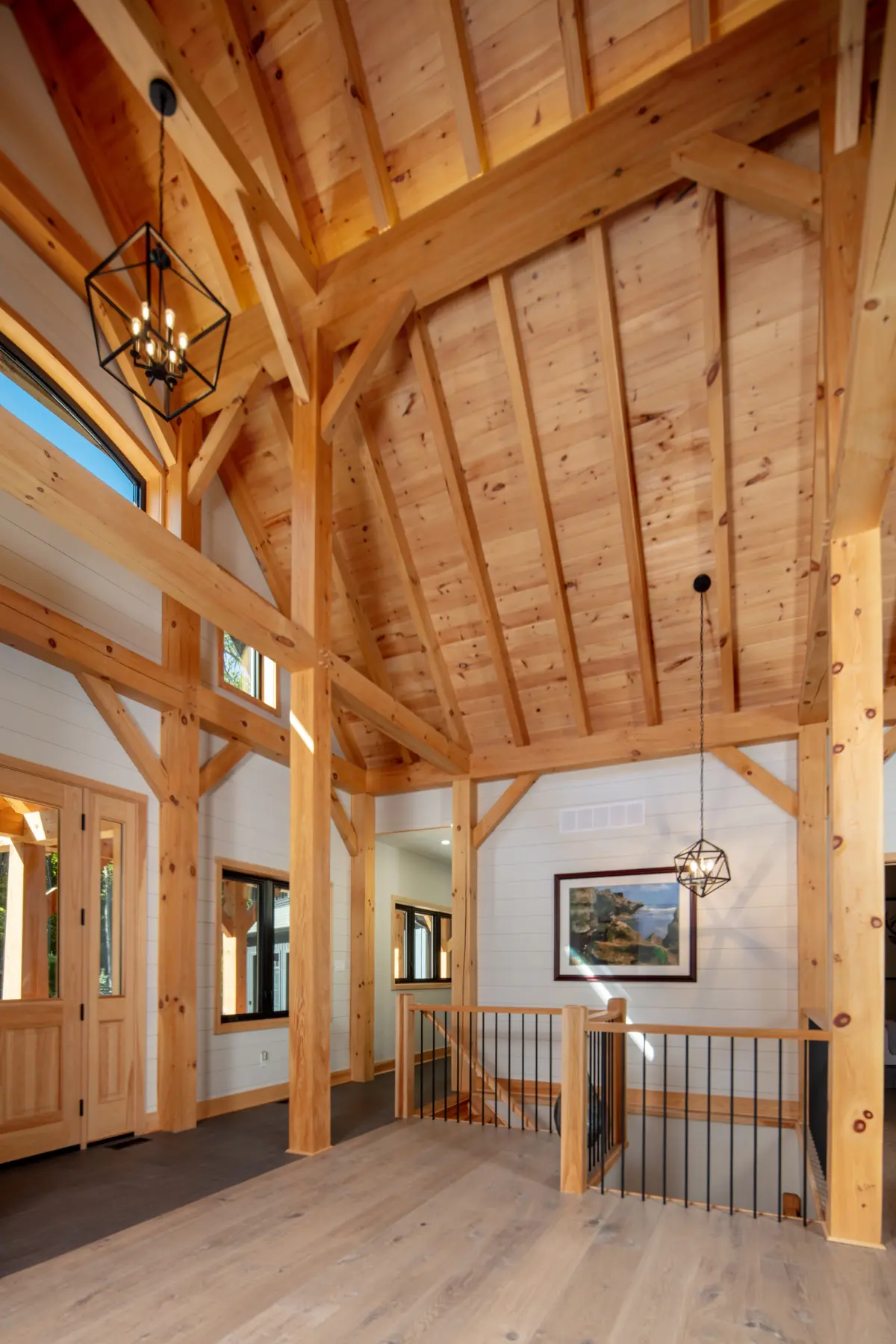 Normerica Timber Homes Timber Frame Cottage Bungalow Board and Batten Traditional Modern 1433