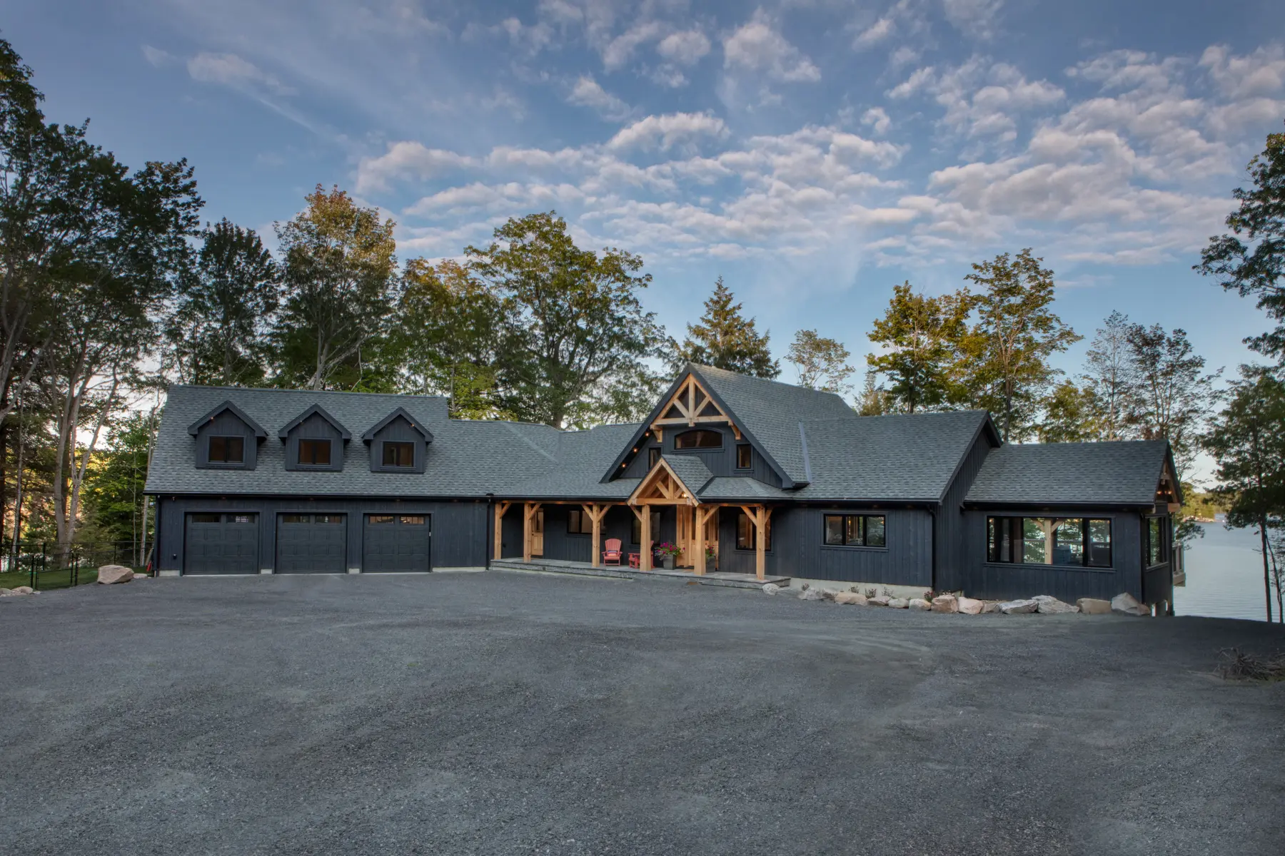 Normerica Timber Homes Timber Frame Cottage Bungalow Board and Batten Traditional Modern 1591