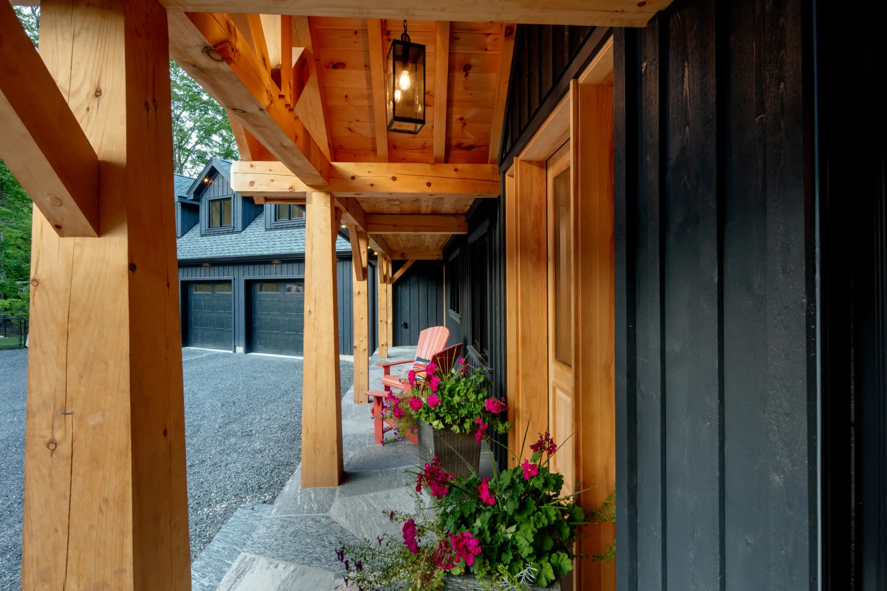 Normerica Timber Homes Timber Frame Cottage Bungalow Board and Batten Traditional Modern 1625