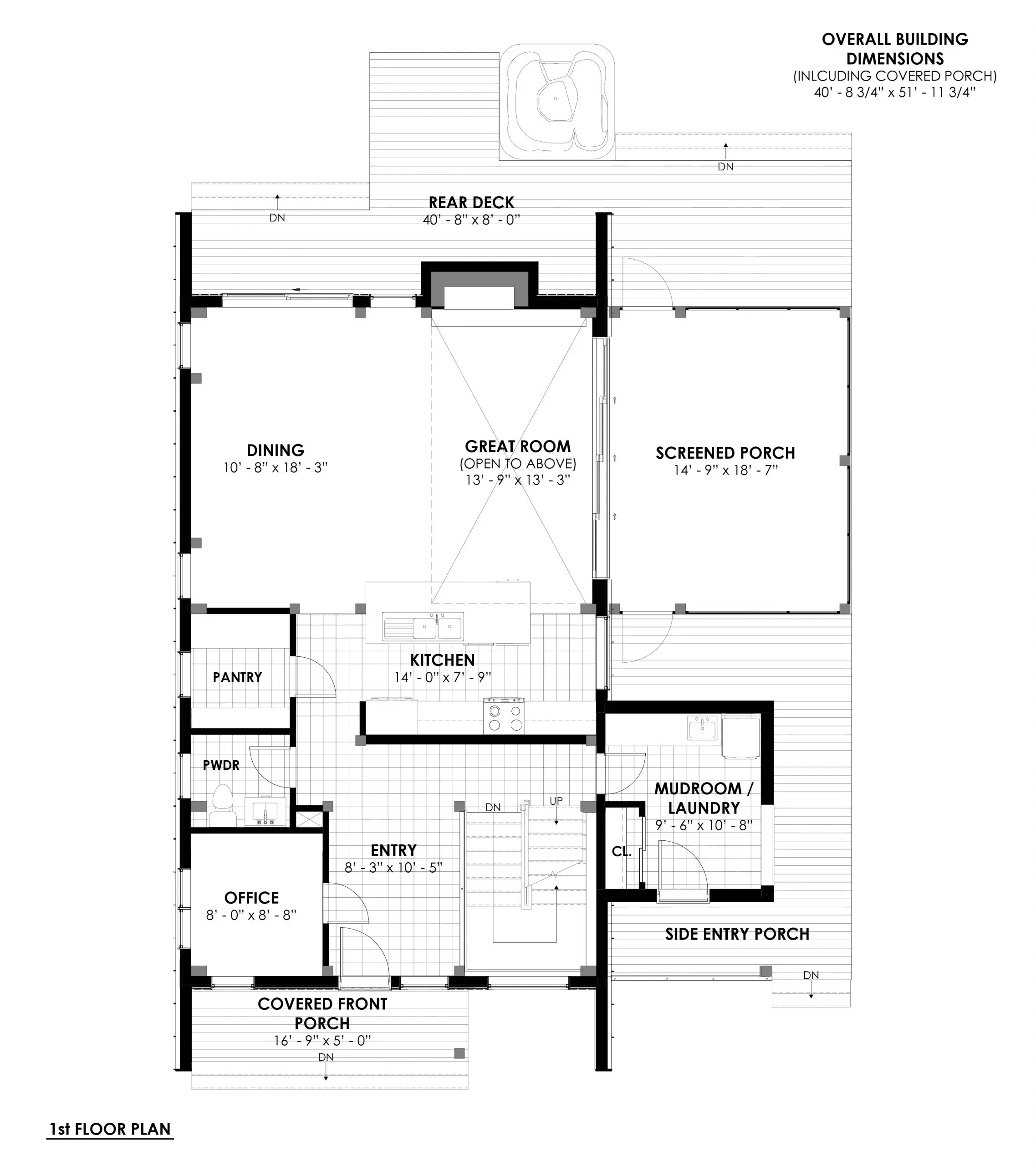 Scandinavian Cabin The Osler 4132 Floor Plan First Floor Normerica Timber Homes scaled