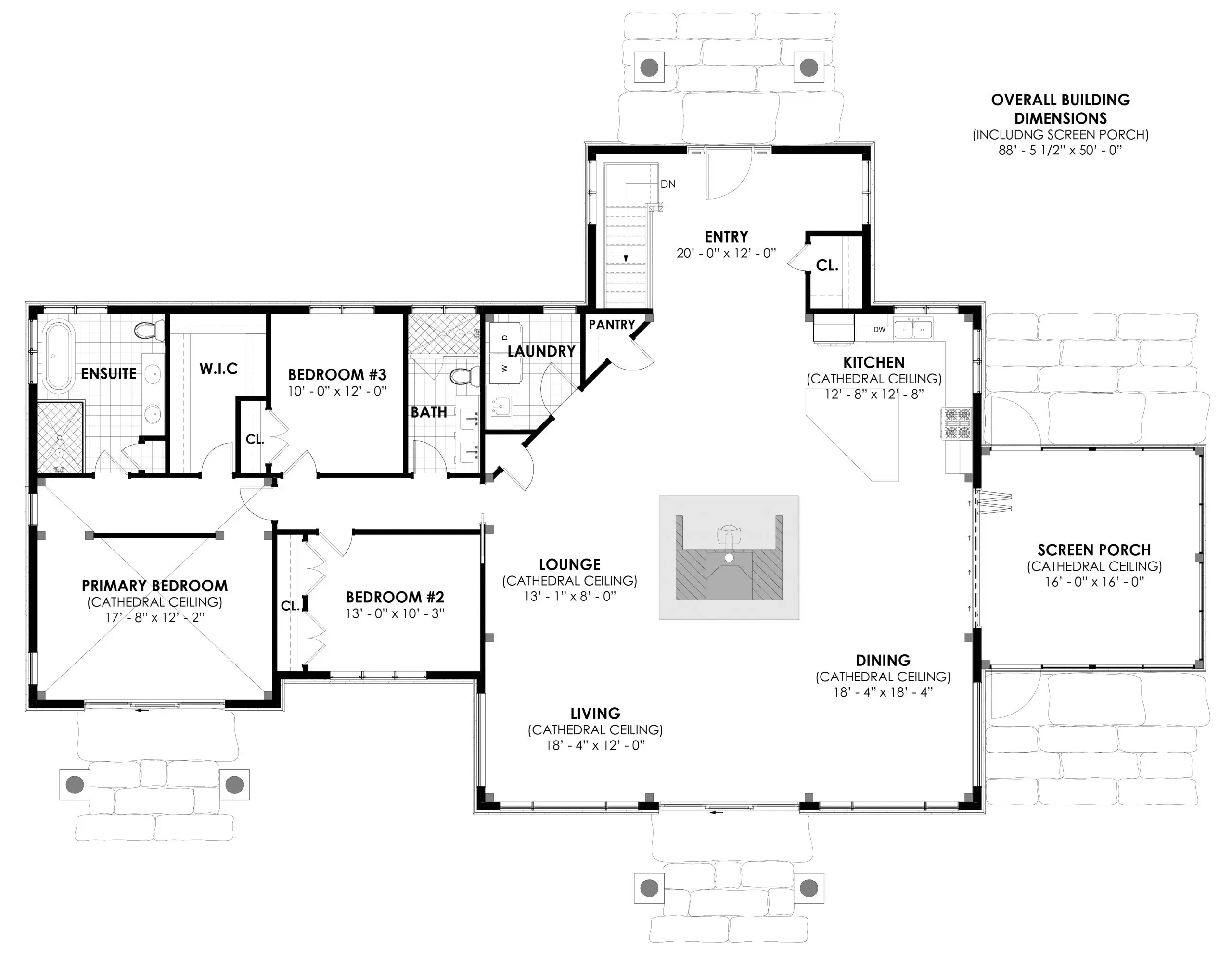 The Britt 3954 Floor Plan 1st Floor House Plan Normerica Timber Homes scaled