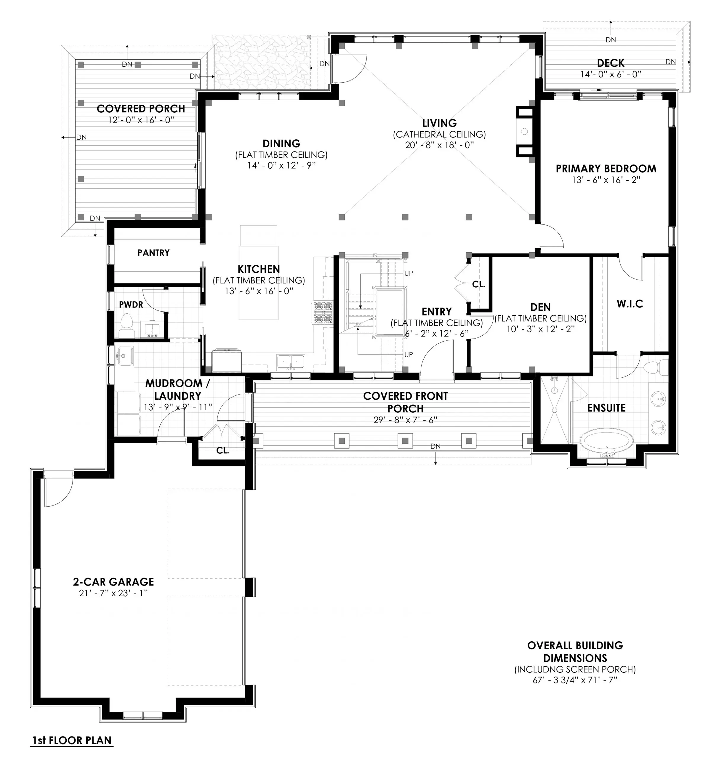 The Dufferin 2822 Traditional Floor Plan 1st Floor House Plan Normerica Timber Homes scaled