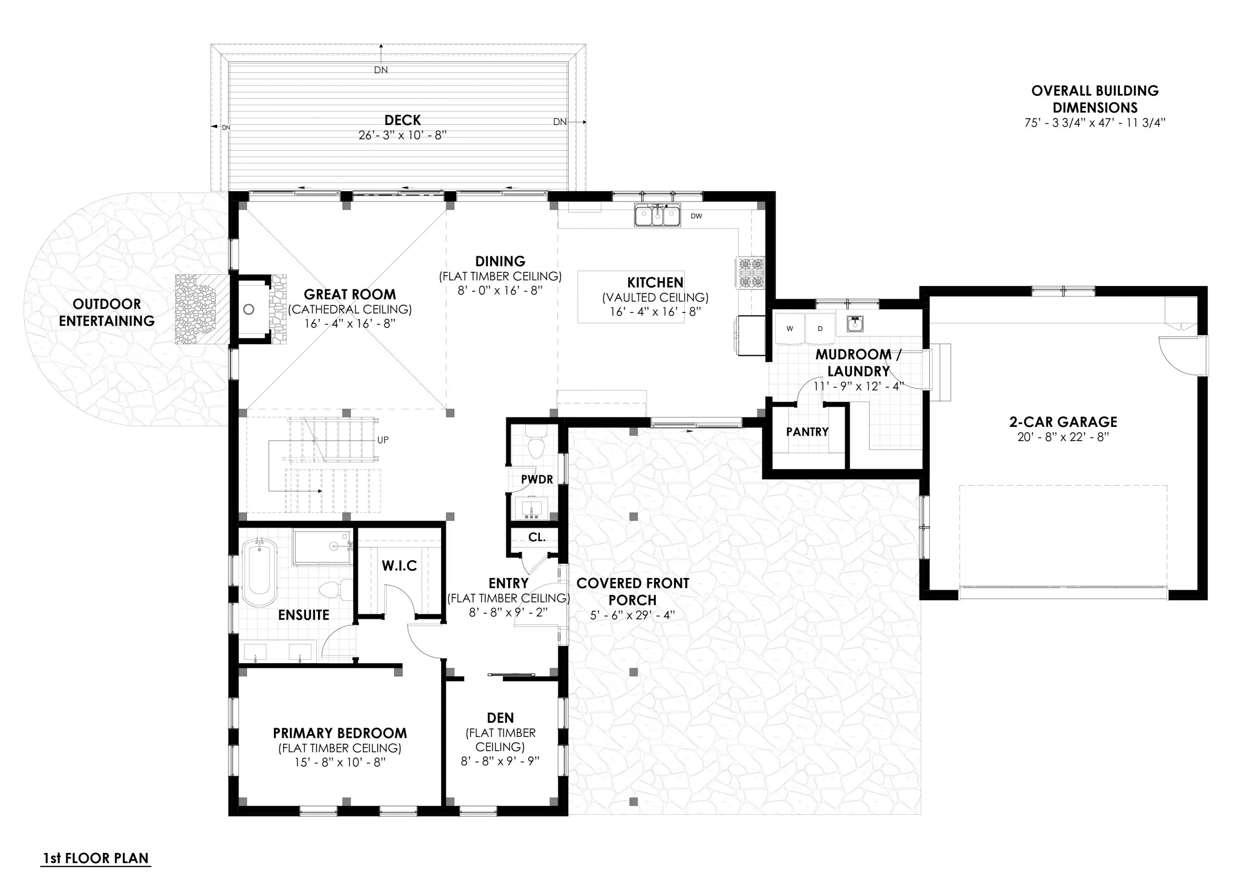 The Kettleby 4001 Floor Plan 1st Floor House Plan Normerica Timber Homes scaled