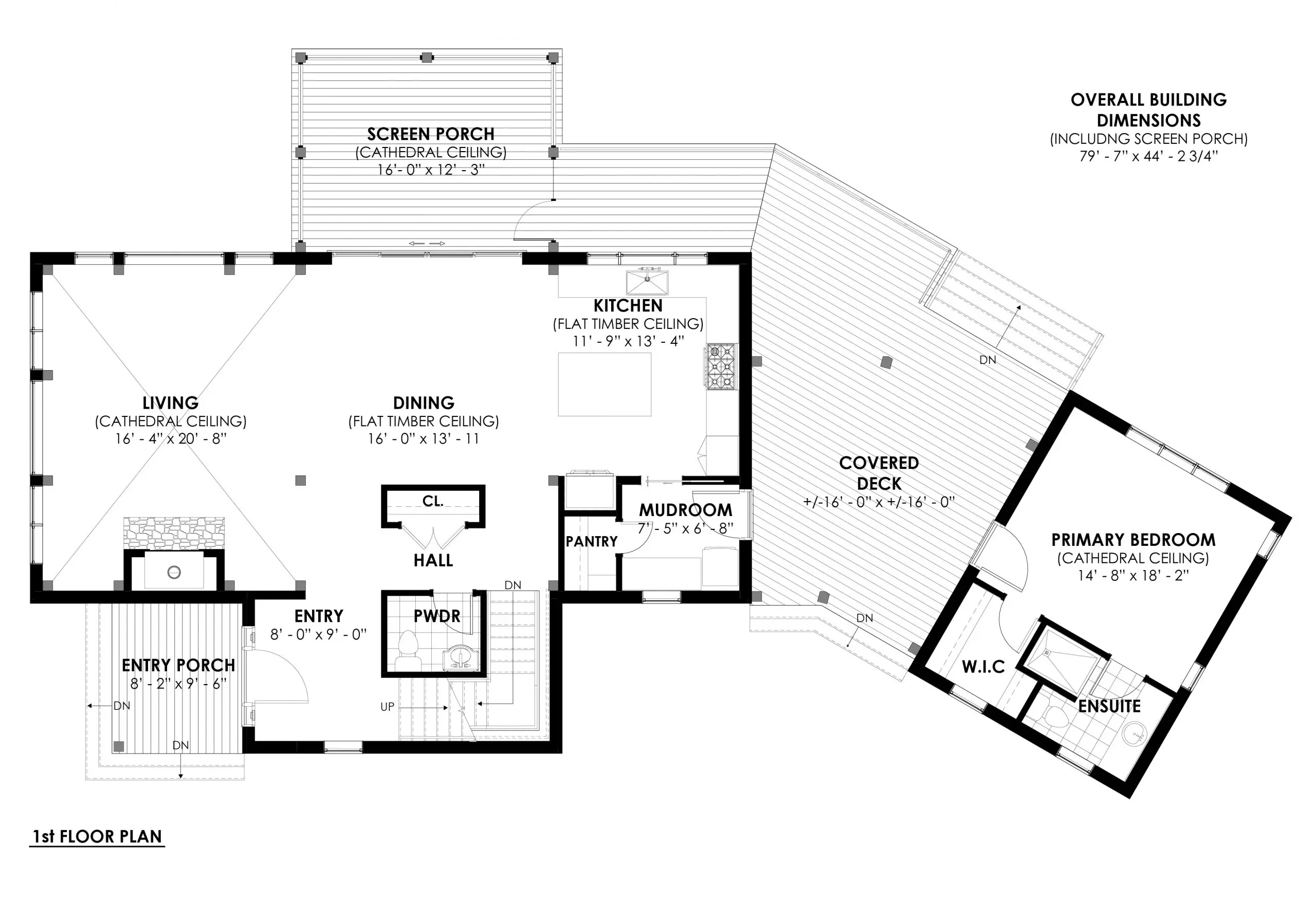The Ranger 3575 Floor Plan 1st Floor House Plan Normerica Timber Homes scaled