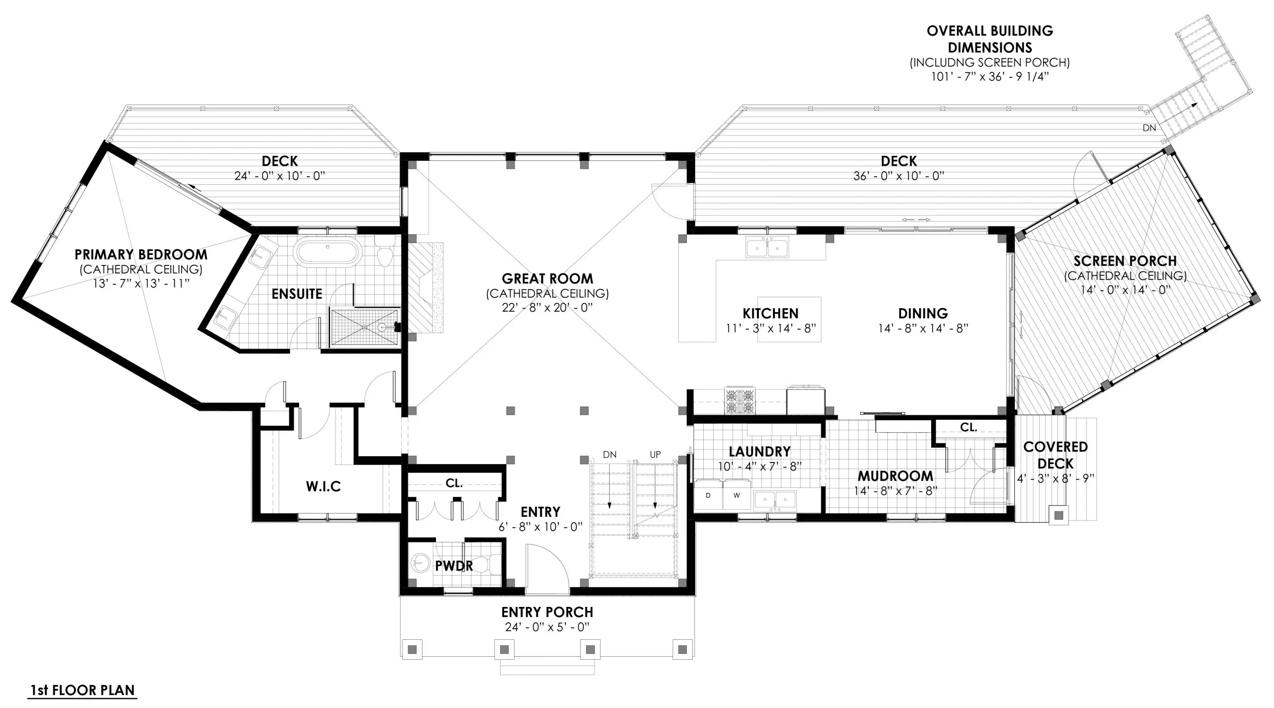 The Rossmore 3976 Floor Plan 1st Floor House Plan Normerica Timber Homes scaled