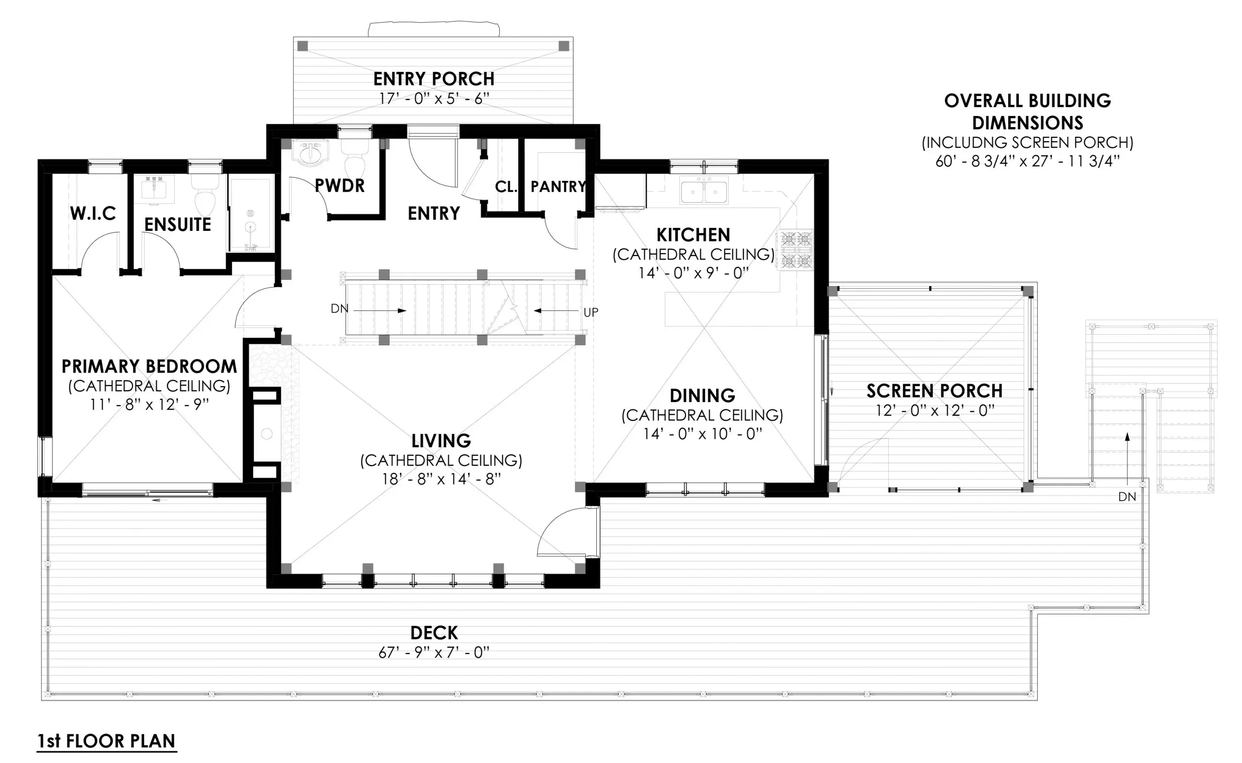 The Tobermory 3949 Floor Plan 1st Floor House Plan Normerica Timber Homes scaled