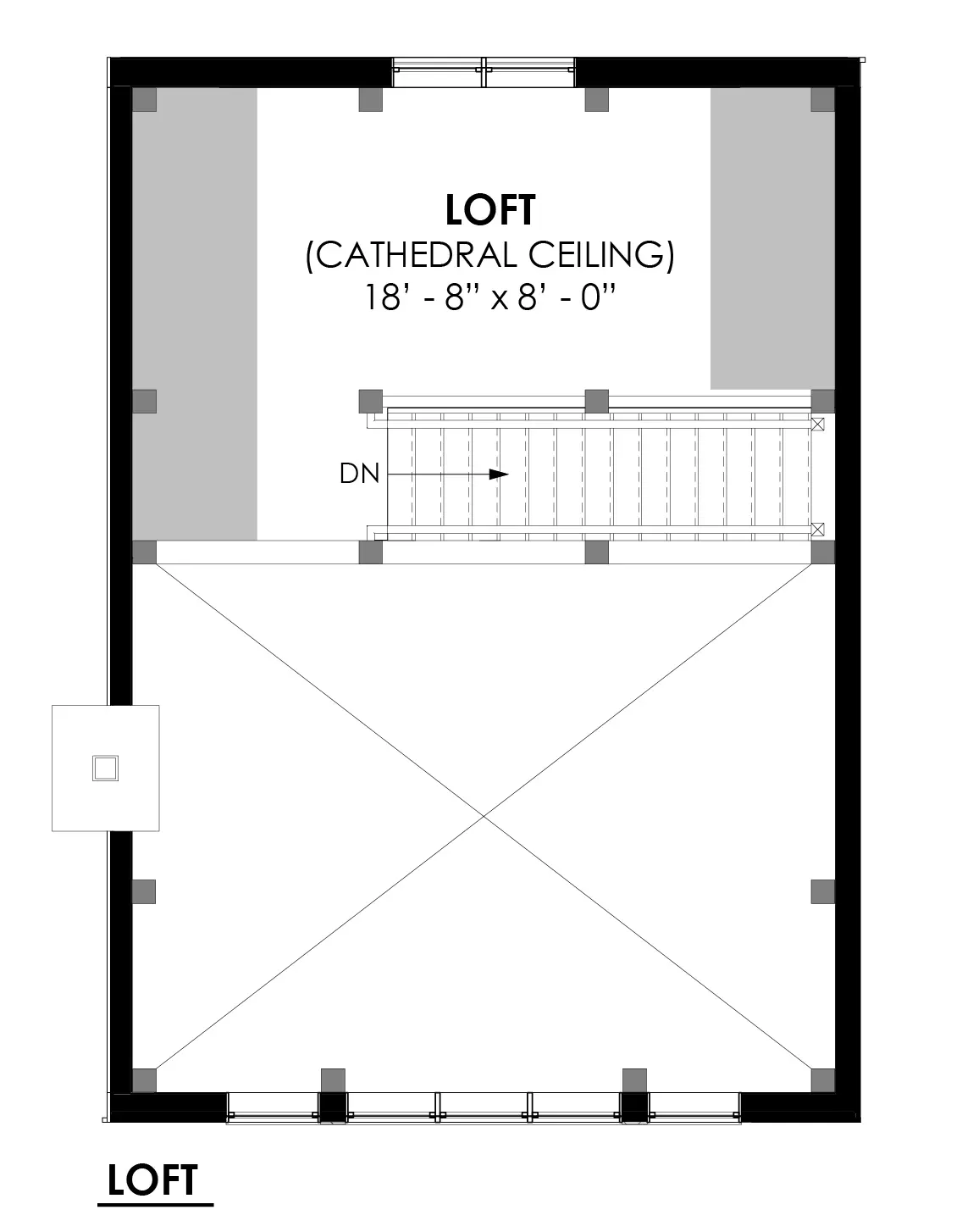 The Tobermory 3949 Floor Plan 2nd Floor House Plan Normerica Timber Homes.jpg (3) Loft Plan