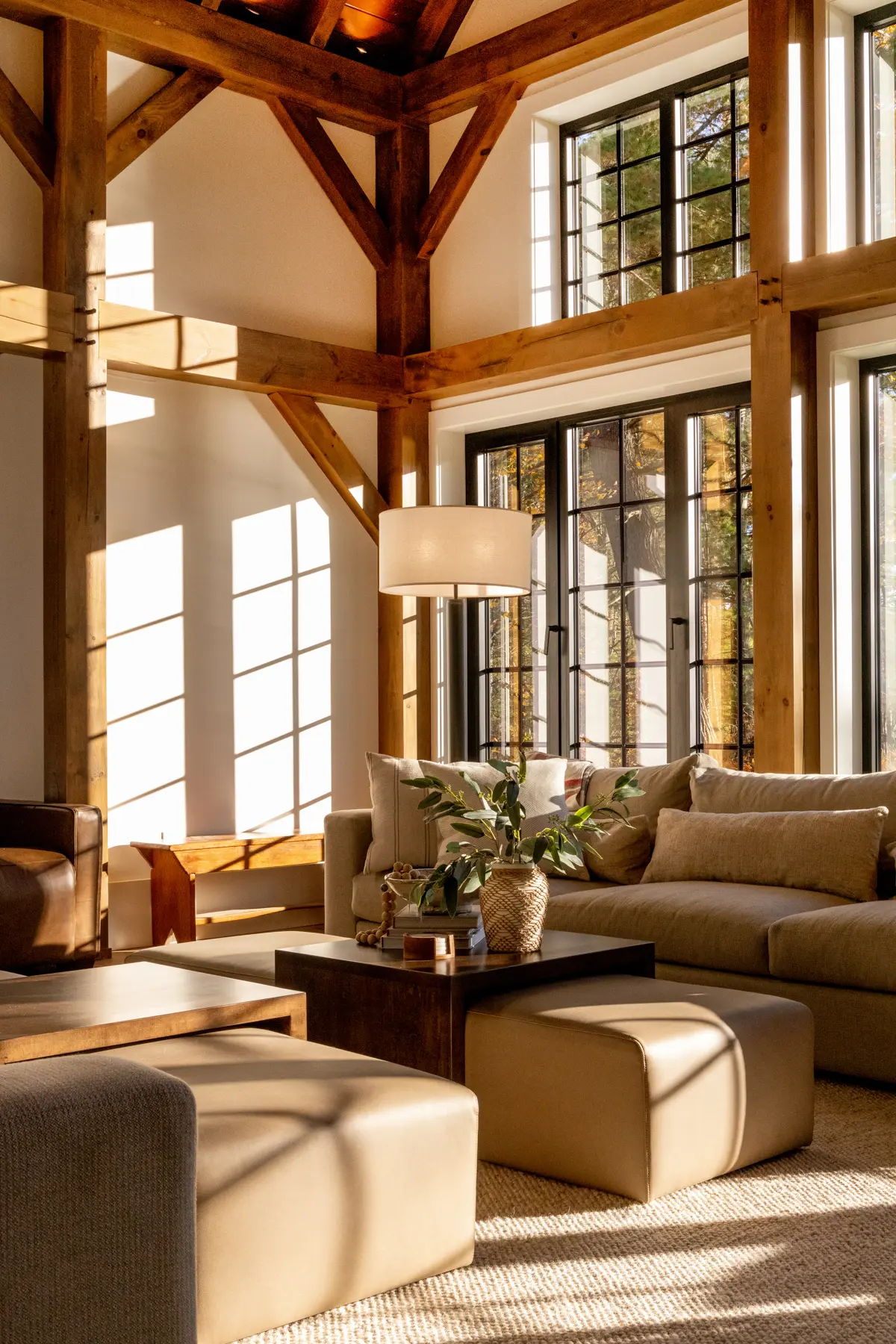 Traditional Lakeside Cottage Lakeside Escape Project Portfolio Interior Great Room 2 Normerica Timber Homes