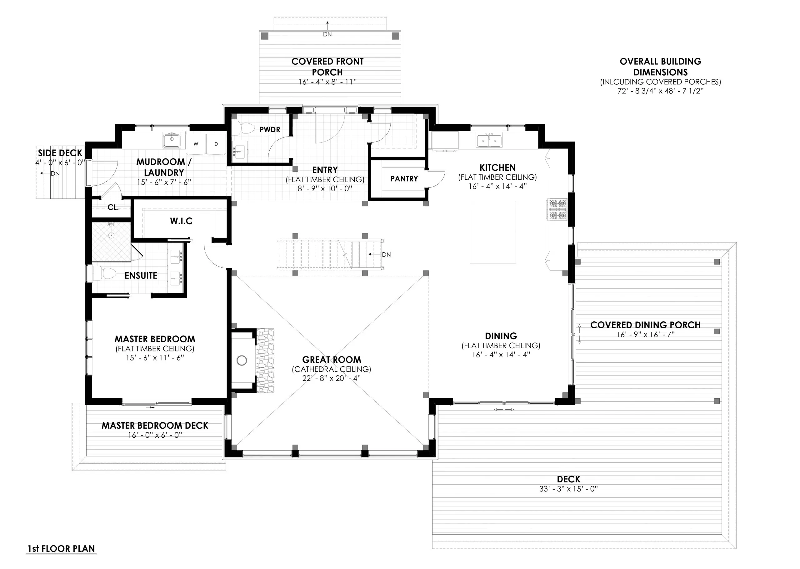 family house plans timber frame country house Rocklyn 4105 Floor Plans 1st Floor Normerica scaled