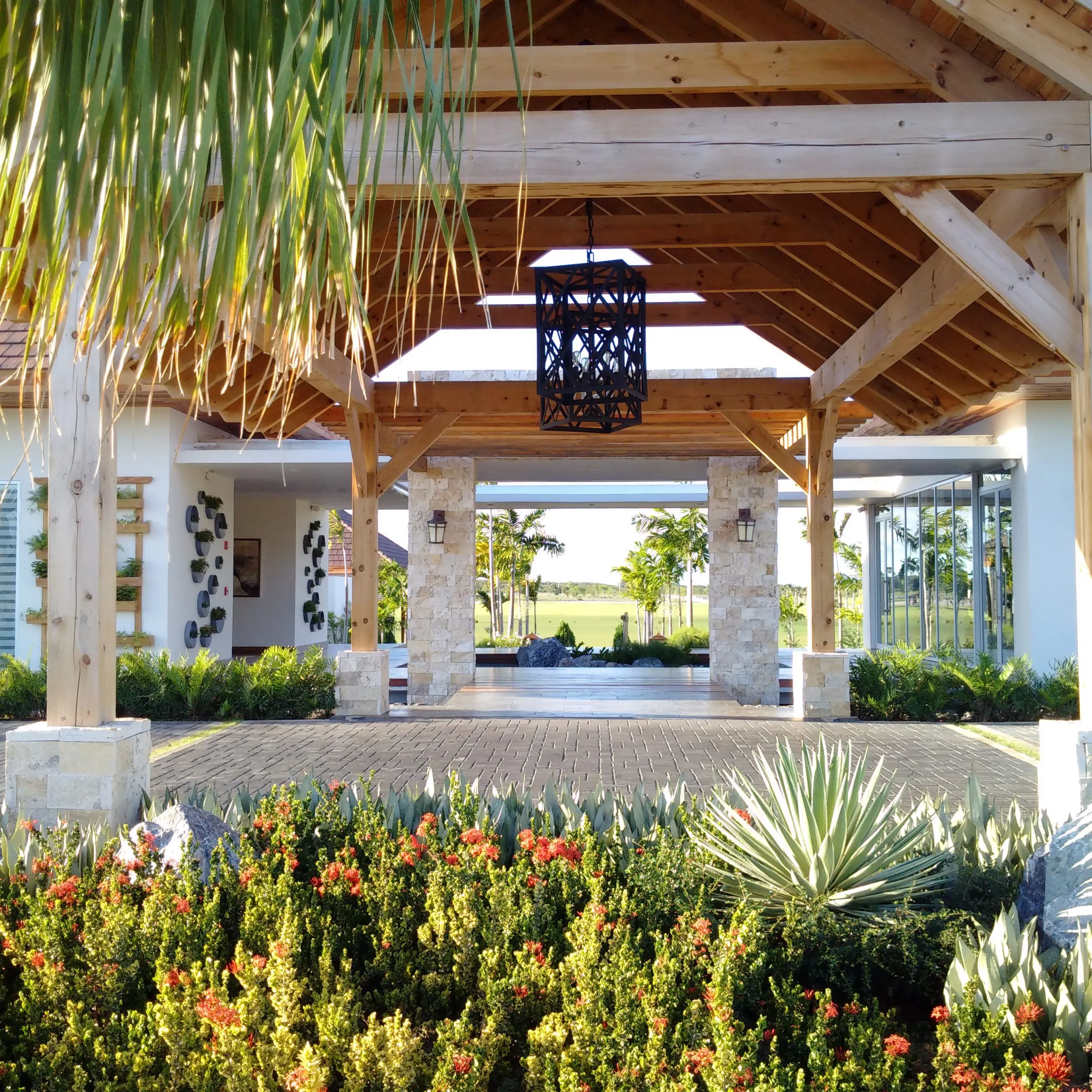 3 Normerica Timber Frames Commercial Project Dominican Republic Los Establos Casa Club Resort scaled