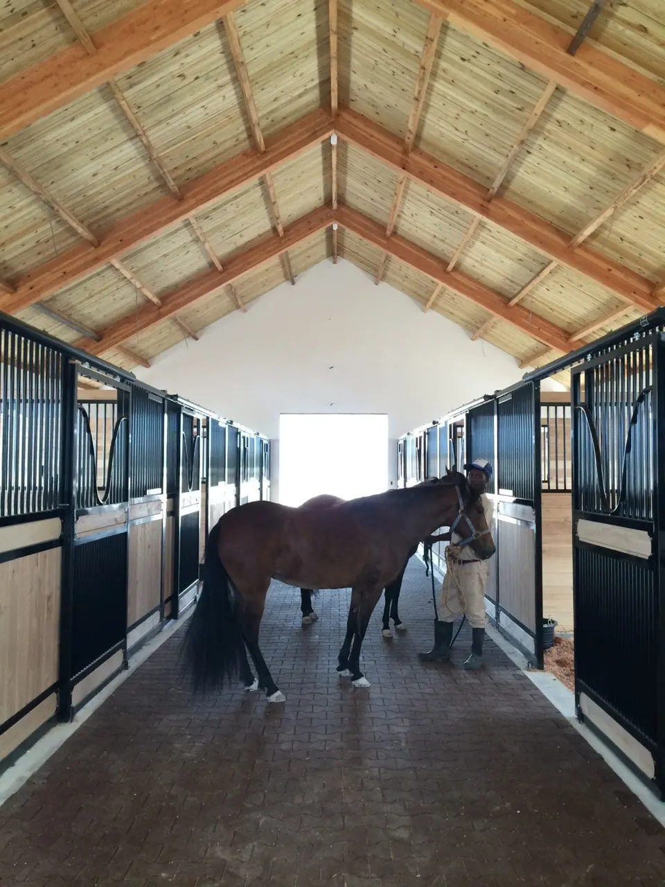 4 Normerica Timber Frames Commercial Project Dominican Republic Los Establos Timber Frame Roof Barn