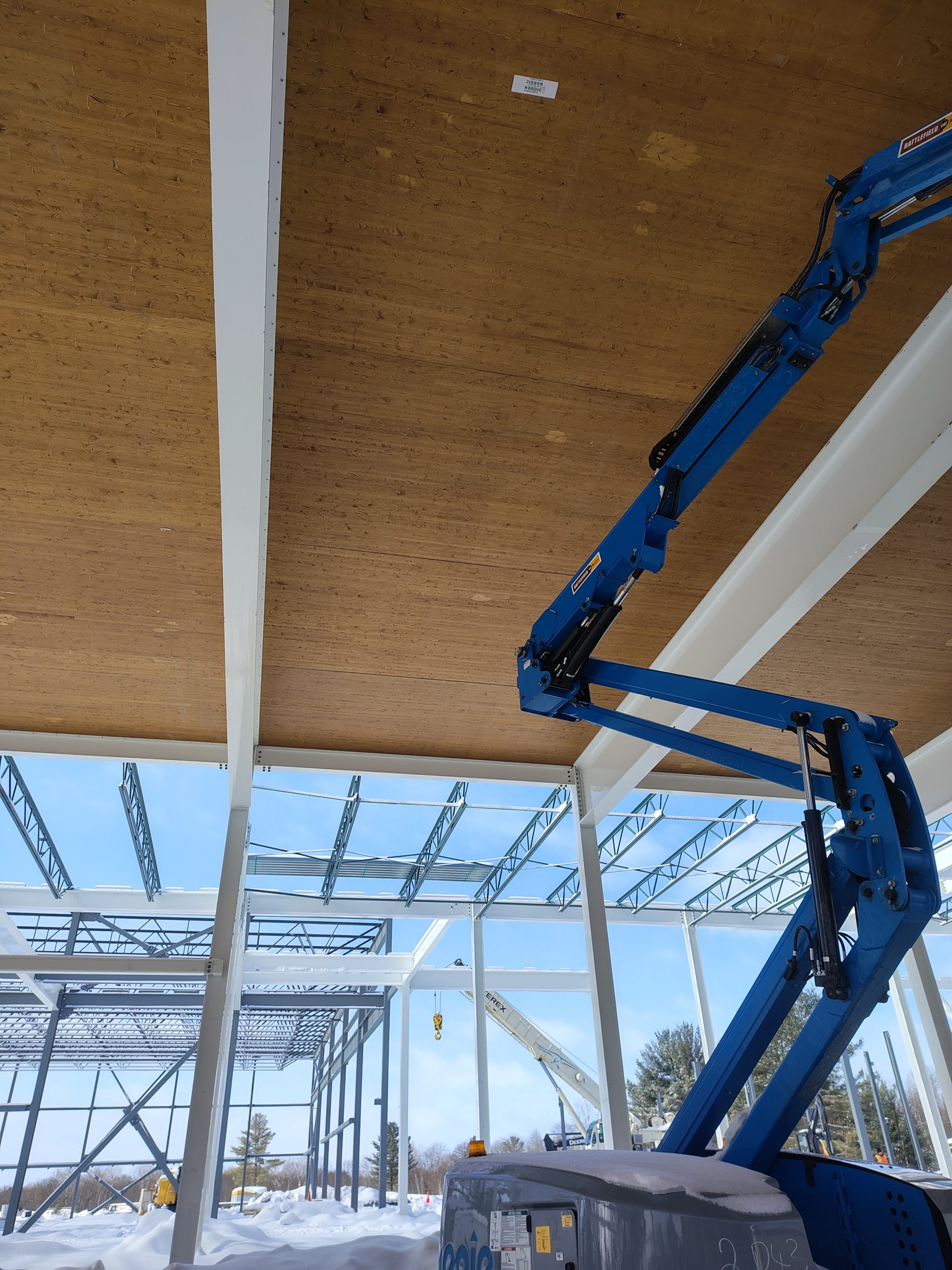 West Parry Sound Recreation and Cultural Centre Mass Timber Commercial Timber Frame Project Normerica