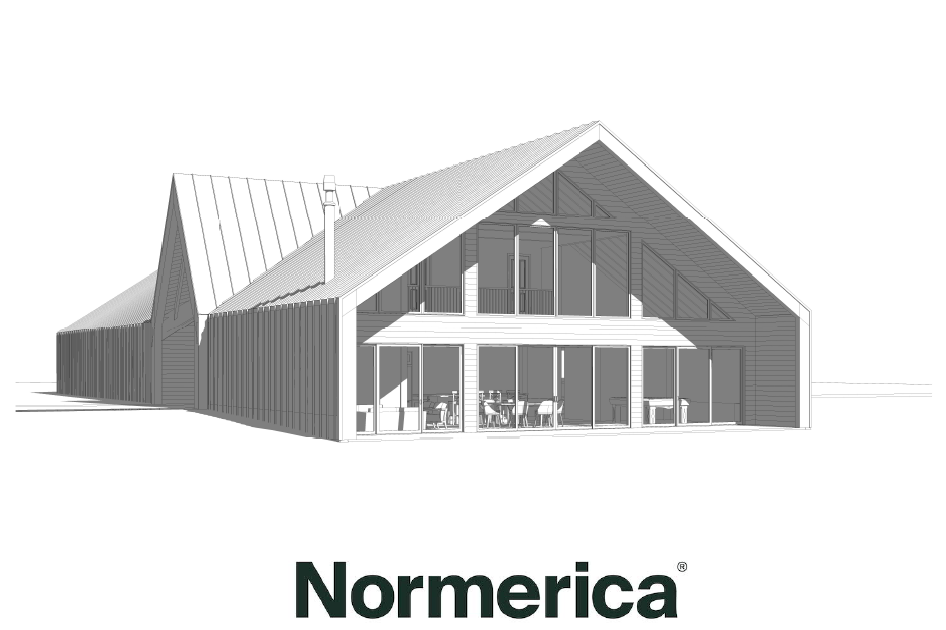 gateway to a rural getaway timber frame gatehouse normerica cover page sketch