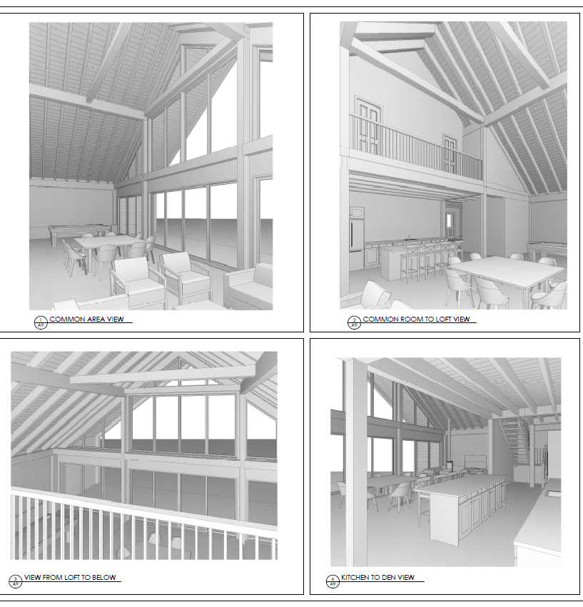 gateway to a rural getaway timber frame gatehouse normerica interior room sketches