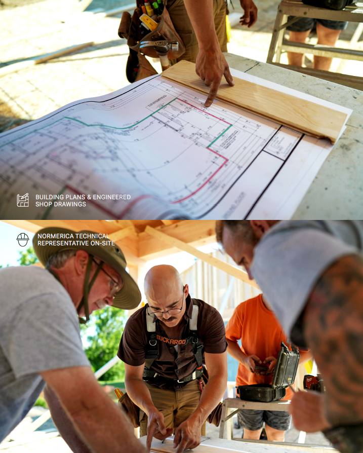 Normerica materials shell package plans tech rep